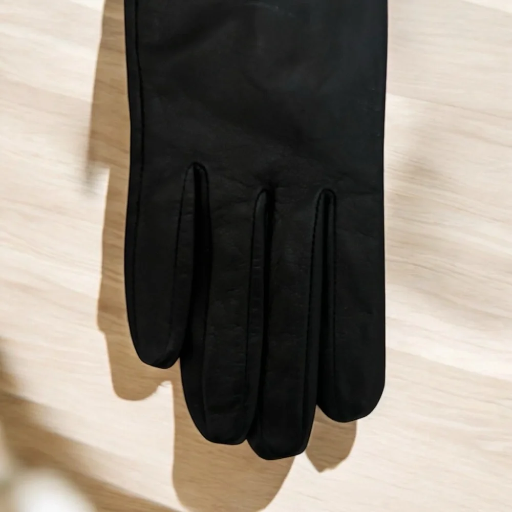 Altare Genuine Leather Gloves Women's Size L Black